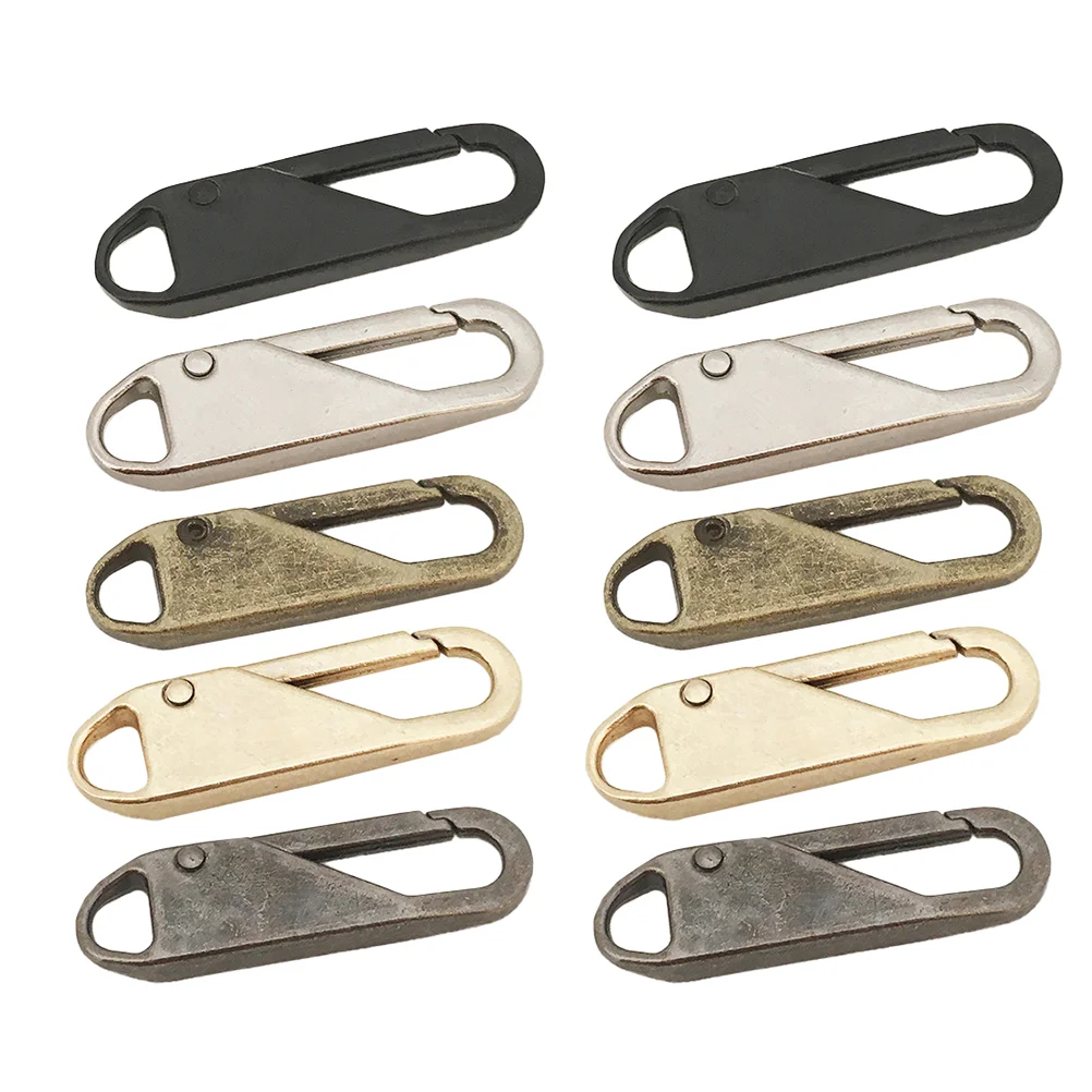 

Zipper Replacement Head Puller Slider Detachable Repair Kit Metal Fixer Multi Function Accessories Handle