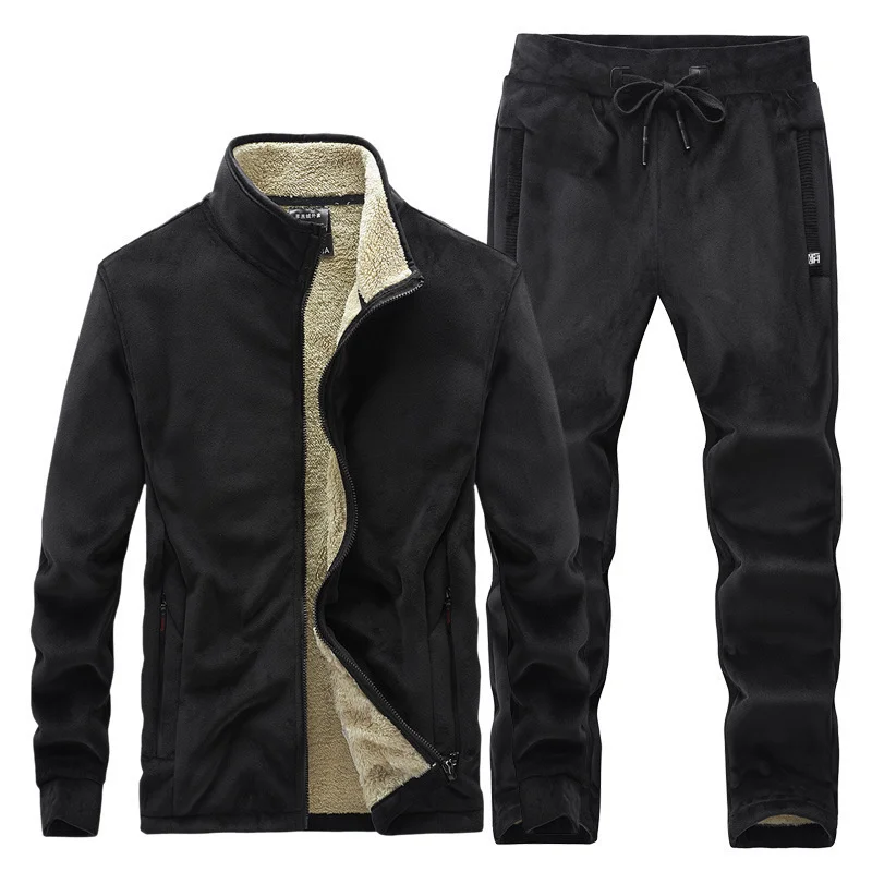 

Luxury Winter Two Piece Men Brand Sports Tracksuits Trouser Sets For Men High Quality