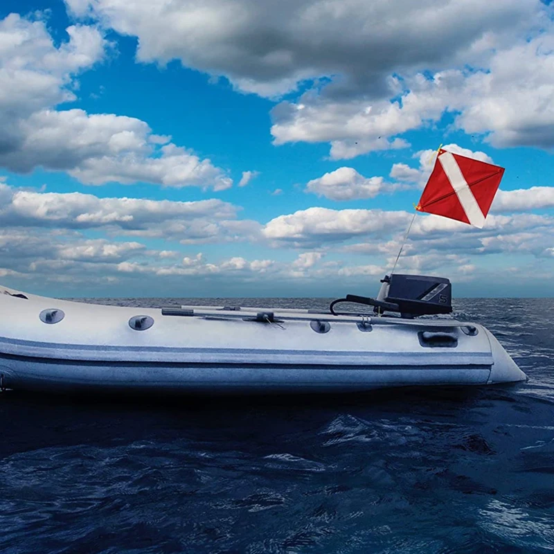 Флаг для дайвинга с аквалангом подводной охотой поплавком буем лодкой дайвером