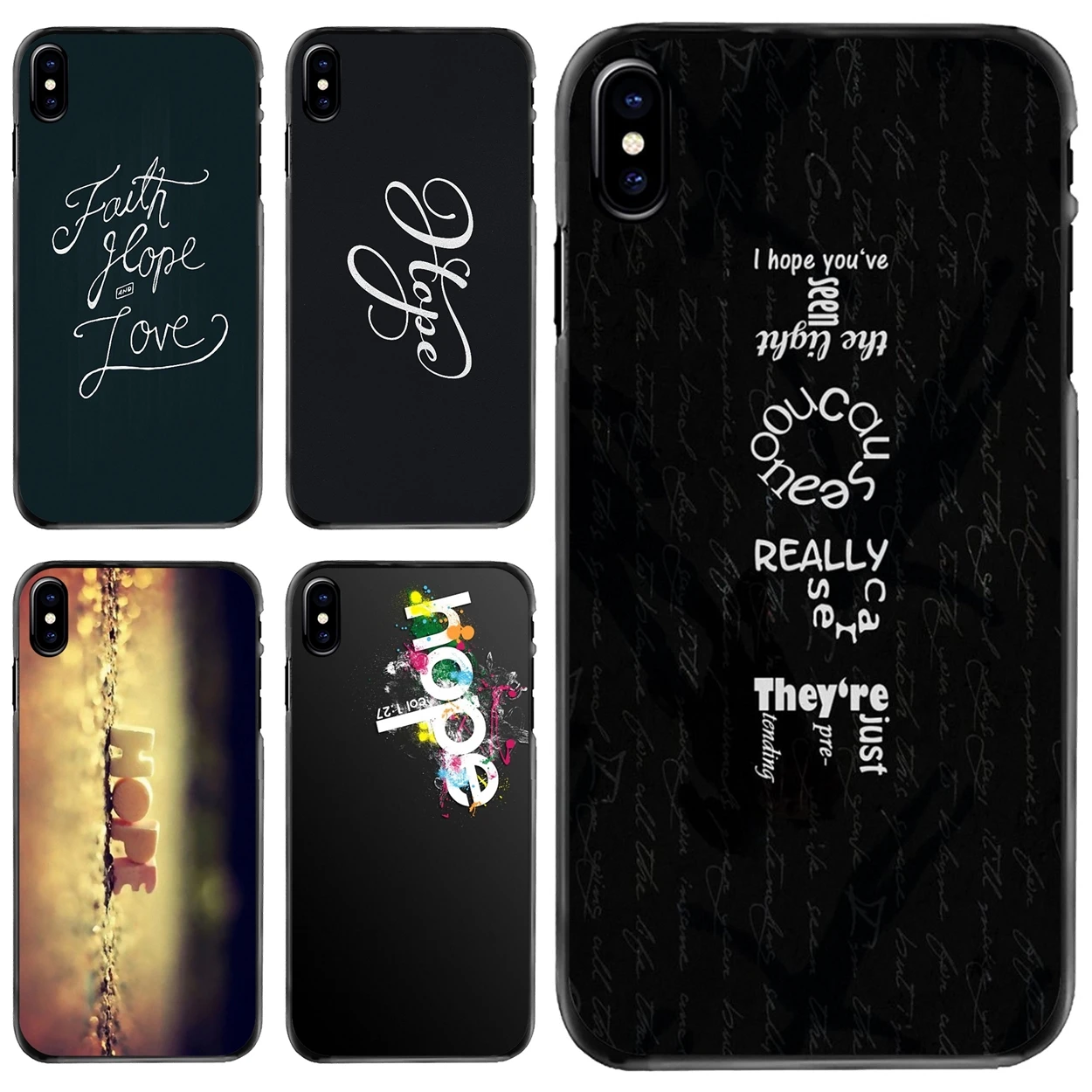 

Faith Hope Love Life Quotes For Apple iPhone 11 12 13 14 Pro MAX Mini 5 5S SE 6 6S 7 8 Plus 10 X XR XS Hard Phone Cover Case