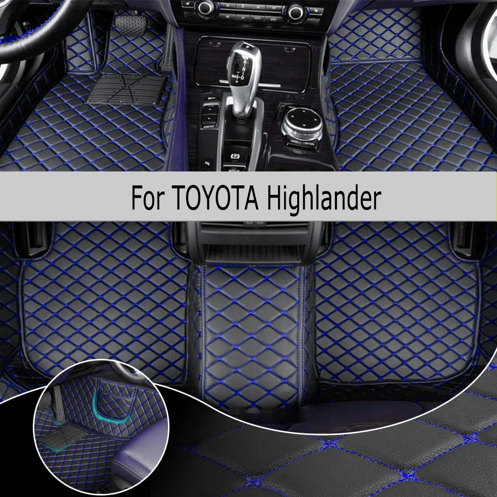

Автомобильный напольный коврик HUTECRL для TOYOTA Highlander 5seat 2015-2018, обновленная версия, аксессуары для ног, ковры