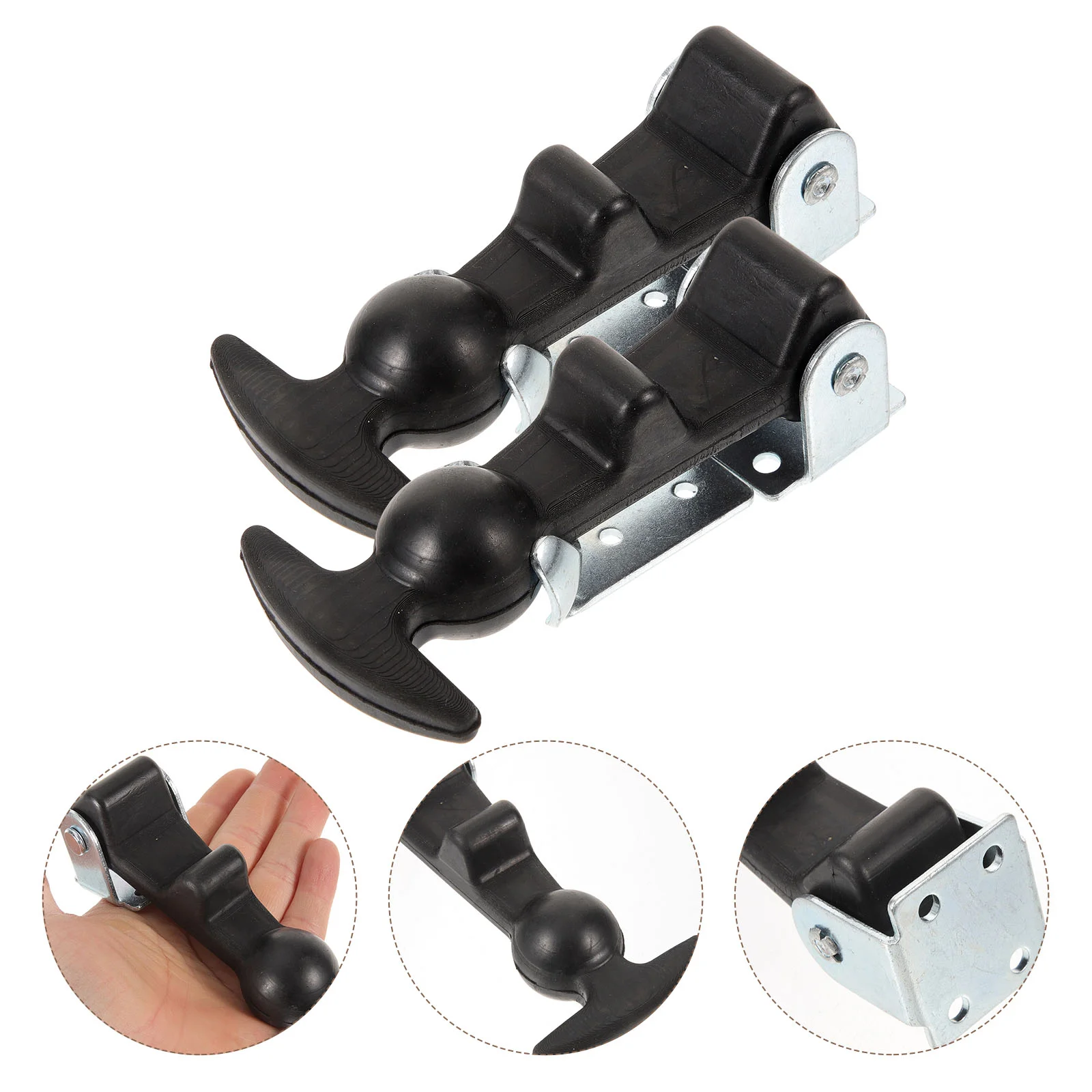 2 шт. резиновая пряжка чепчики защелка для лодки Т-образная ручка эластичная