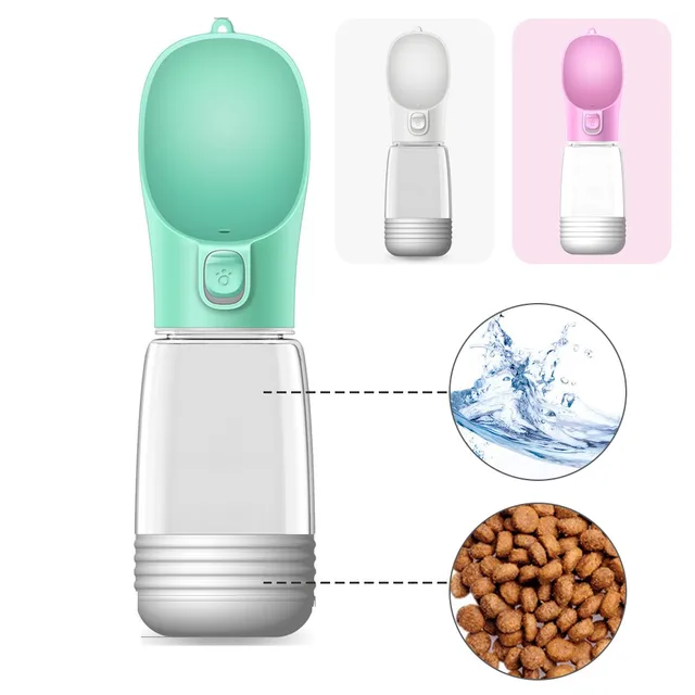 Portable Outdoor Dog Food Water Bottle Dispenser 2