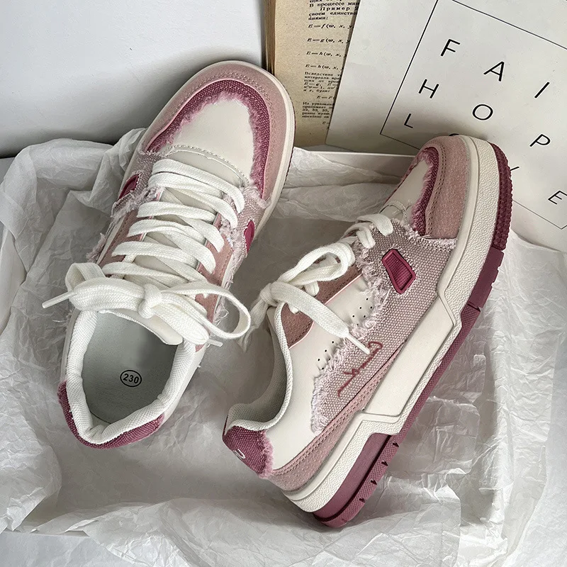 

Niche Design Sense Small White Shoes Women's Shoes Trendy 2022 Hong Kong Style Breathable All-match Sports Casual Sports Shoes
