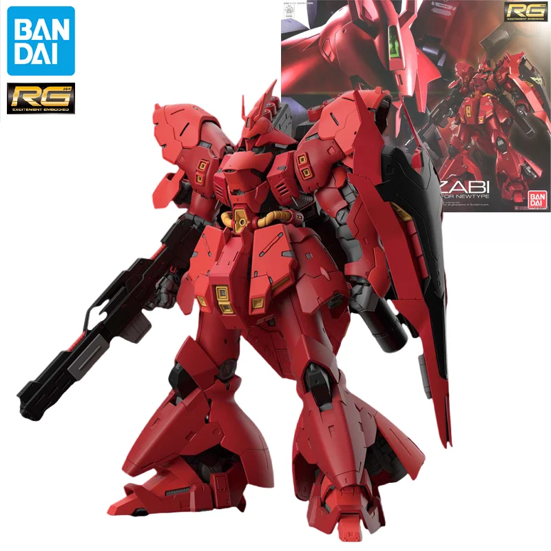 Rg Series 1/144 Msn-04 Sazabi Neo Zeon Char Anime Action Figure Toys For Boys Collectible