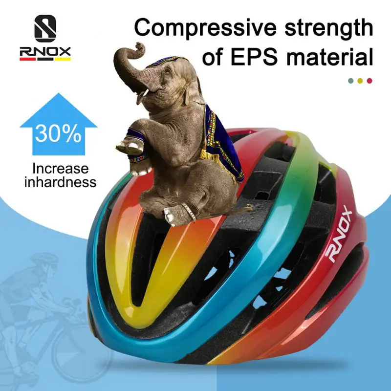 

Rnox Helmet Cycling Mtb Adjustable Phylon Inbike Multicolor Light-duty Motorcycle Bicycle Electric Bike Casque Racing Helmet