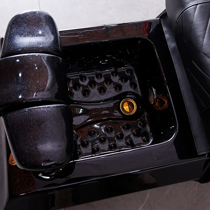 Салон для ногтей электрическое откидное массажное кресло маникюра спа ног