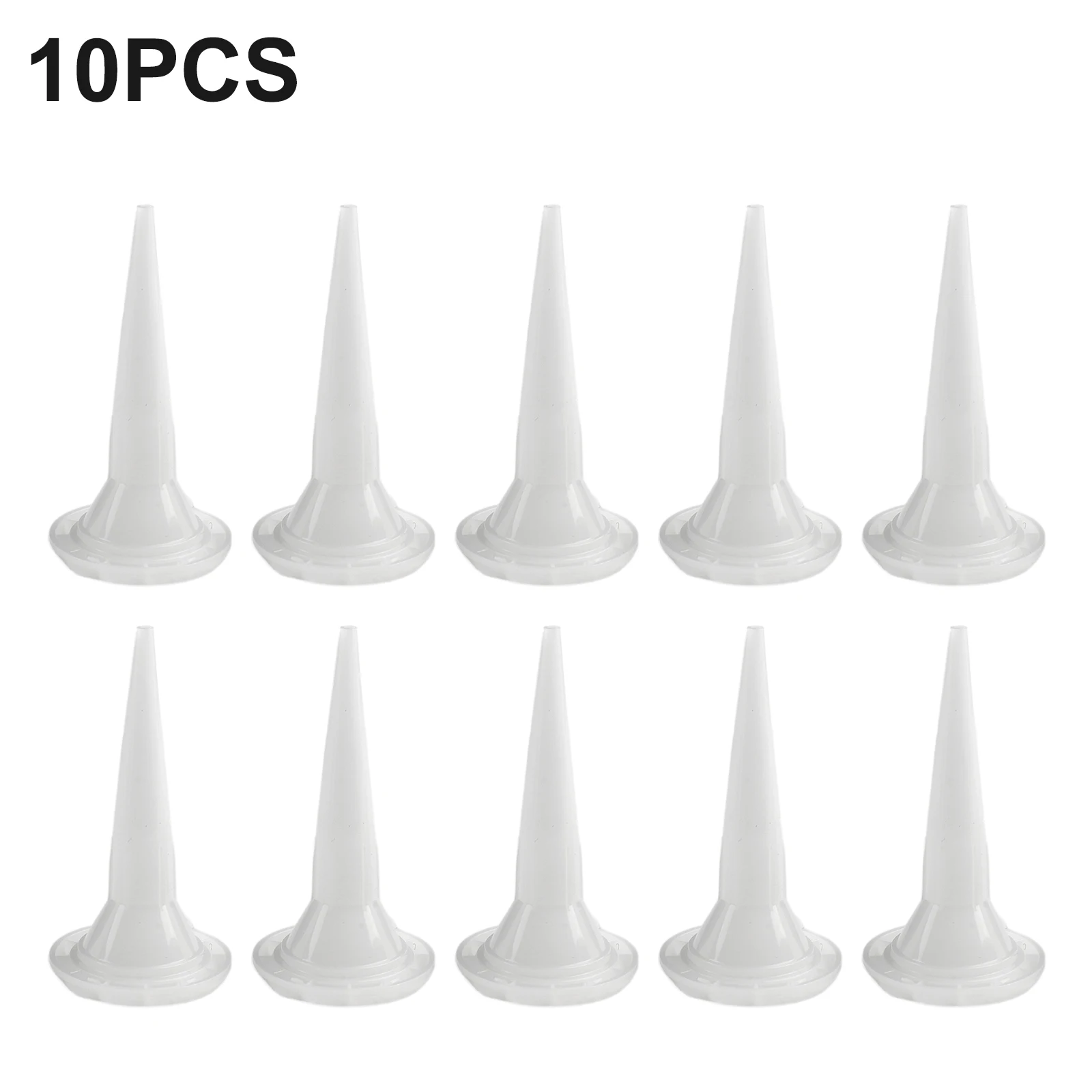 

Tip Glue Mouth Universal White 10pcs Caulking Nozzle Dispenser Durable Glass Home Hot Glue Sticks High Quality