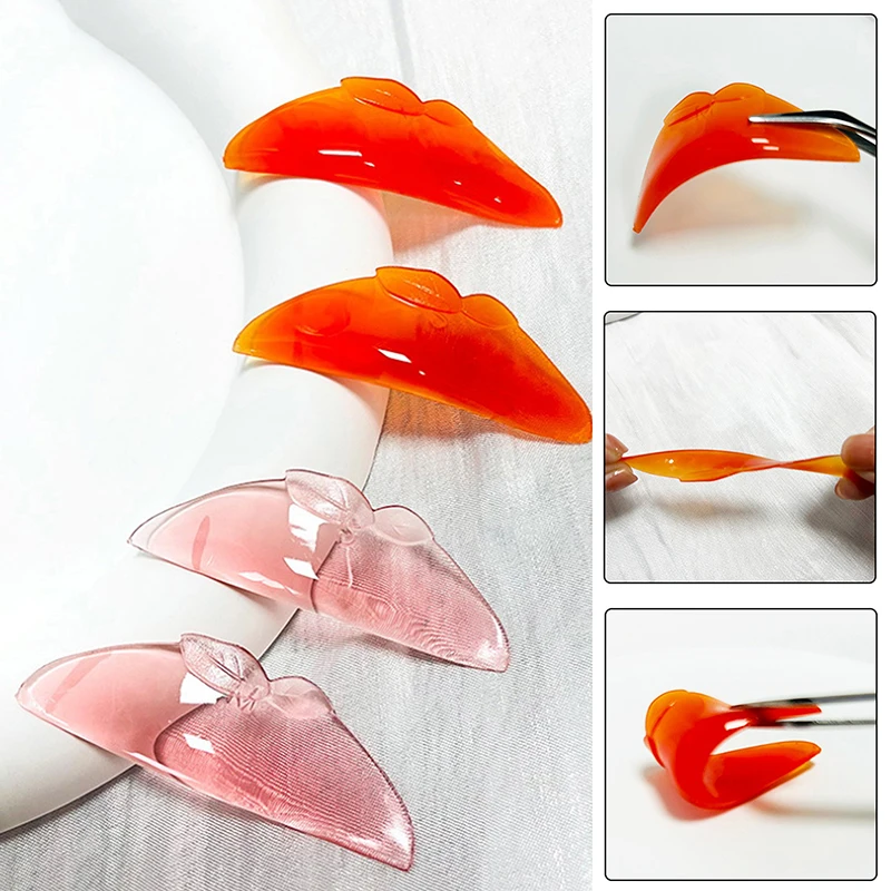 2 пары силиконовых подушечек для завивки ресниц без клея липкие стержни щит