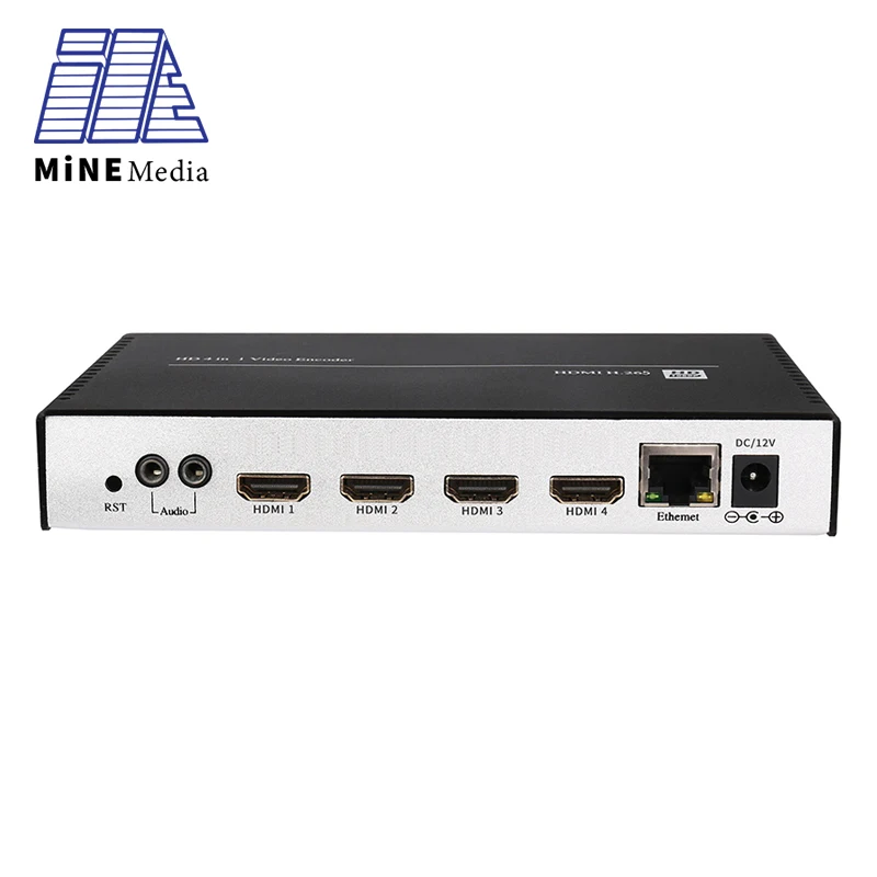 4-канальный H.265 HDMI для IP-интерфейса |