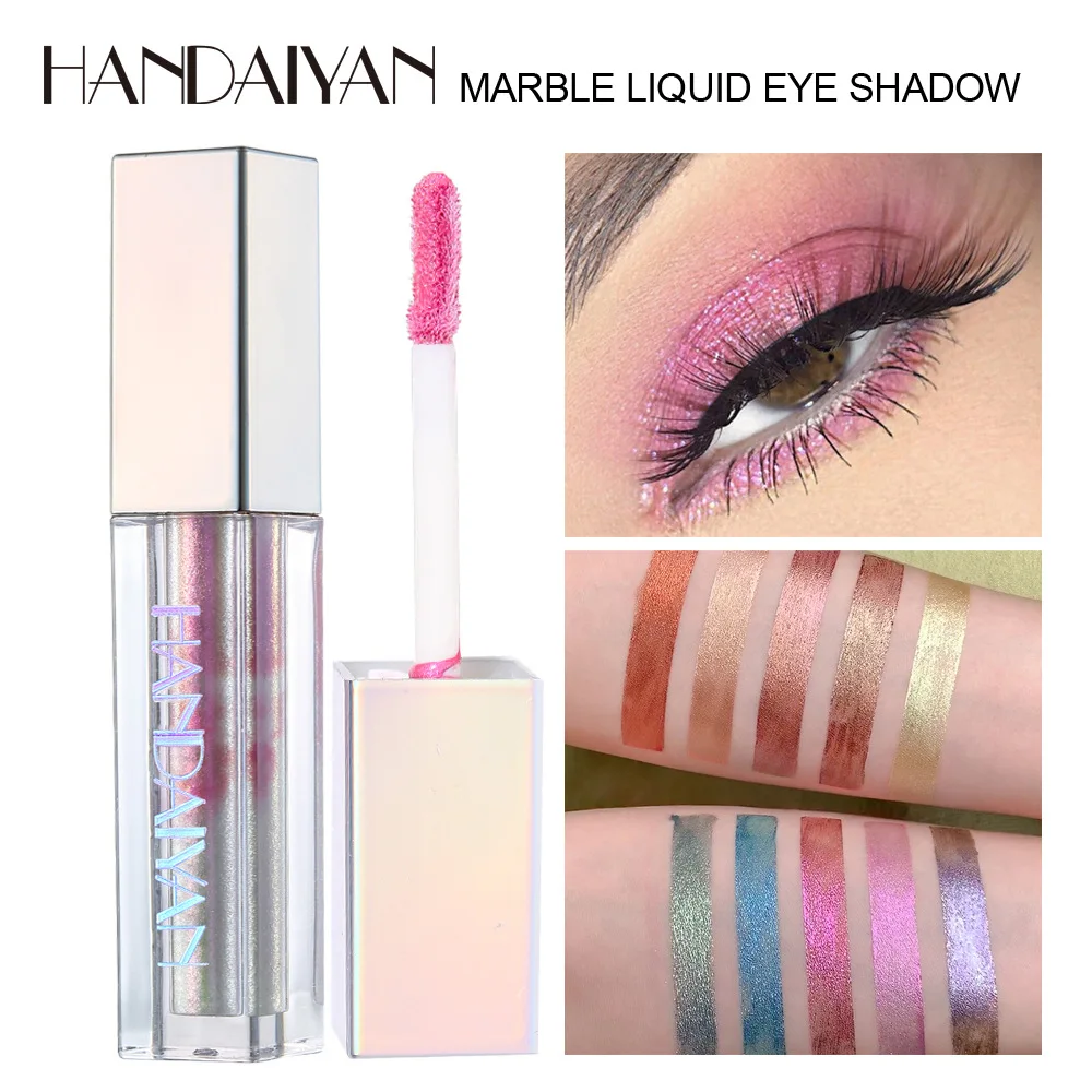 

Pink Purple Glitter Liquid Eyeshadow Eyeliner Crayon Makeup Sombra Maquiagem Profissional Completa Yeux Festival Eye Shadow