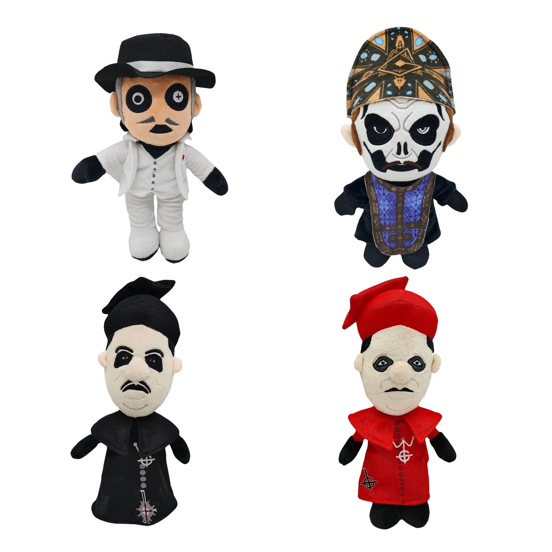 

25cm Ghost Band Cardinal Copia Soft Plush Toy Cardinal Copia Plushie Home Decor Struffed Doll Pillow Halloween Children's Gift
