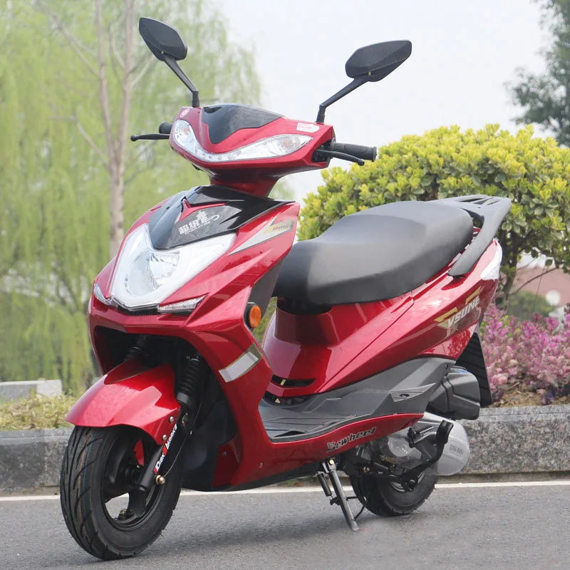 Топливный мотоцикл 125CC двухколесный бустер для самоката взрослых дисковый