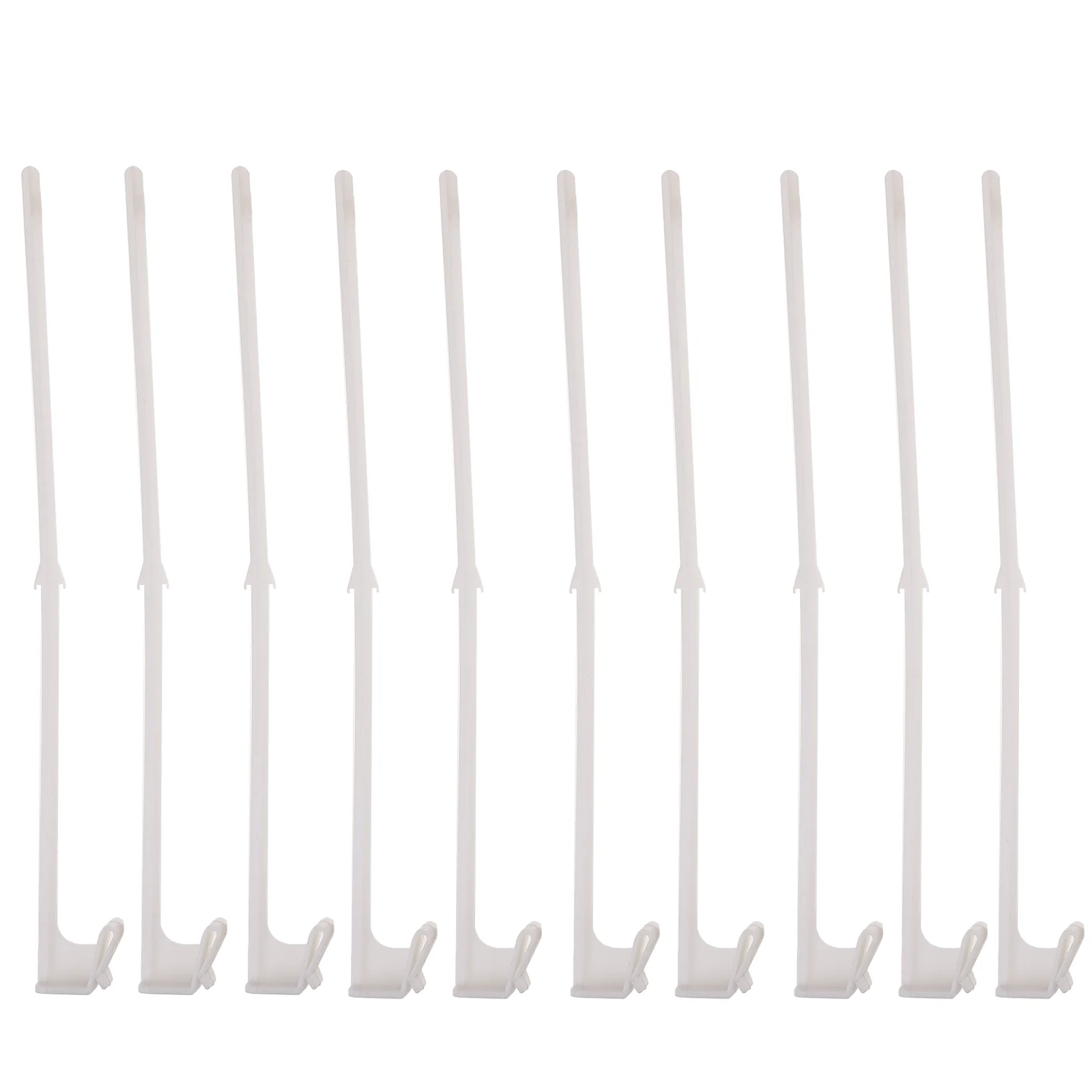 

10 Pcs Car Flag Pole Holder Ukrainian Flags Ornament Kits Clip On Poles Window Clips