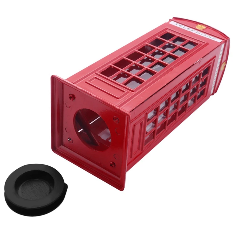 2X металлическая красная британская английская лондонская телефонная будка