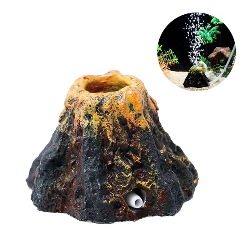 Вулкан для аквариума камень воздушных пузырей кислородный насос воздушный | Дом