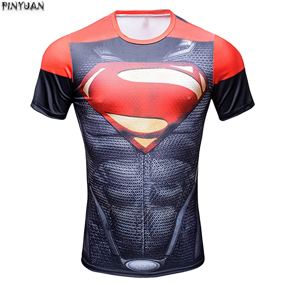 

Спортивная футболка для отдыха с супергероями