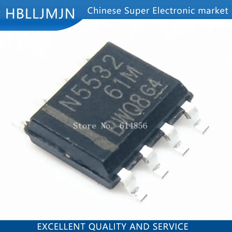 10 шт. NE5532DR SOP8 NE5532 SOP N5532 5532DR SOP-8 NE5534DR NE5534 SMD | Электронные компоненты и