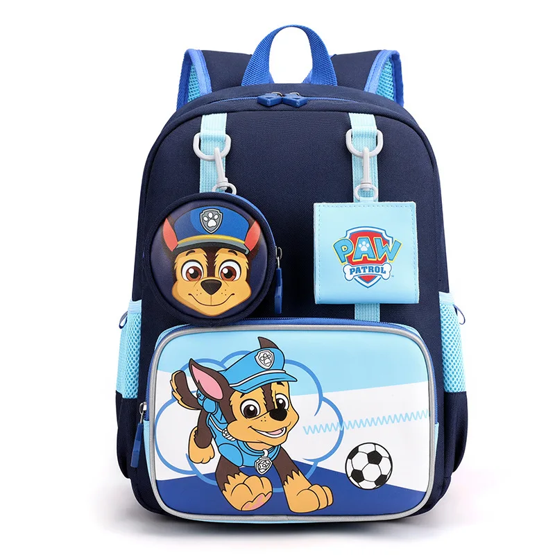 

2022 Paw Patrol Cartoon Bag Anime Children backpack Skye Everest Marshall Chase Boys Girls pat patrouille birthday Backpack Toy