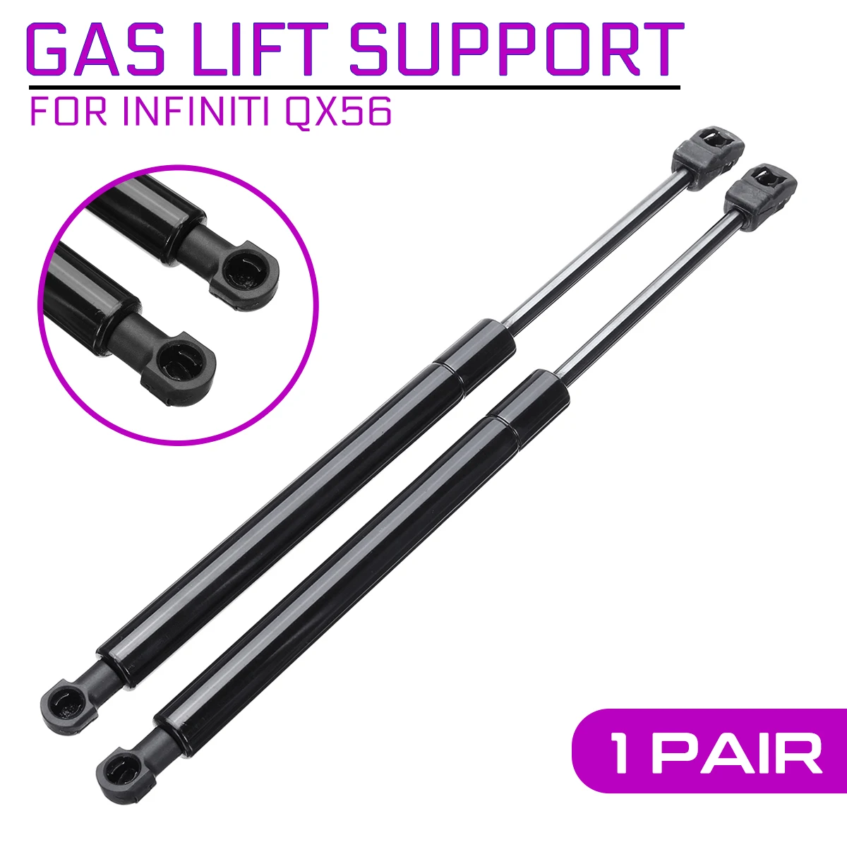

Car Front Engine Hood Lift Supports Props Rod Arm Gas Springs Shocks Strut For Infiniti QX56