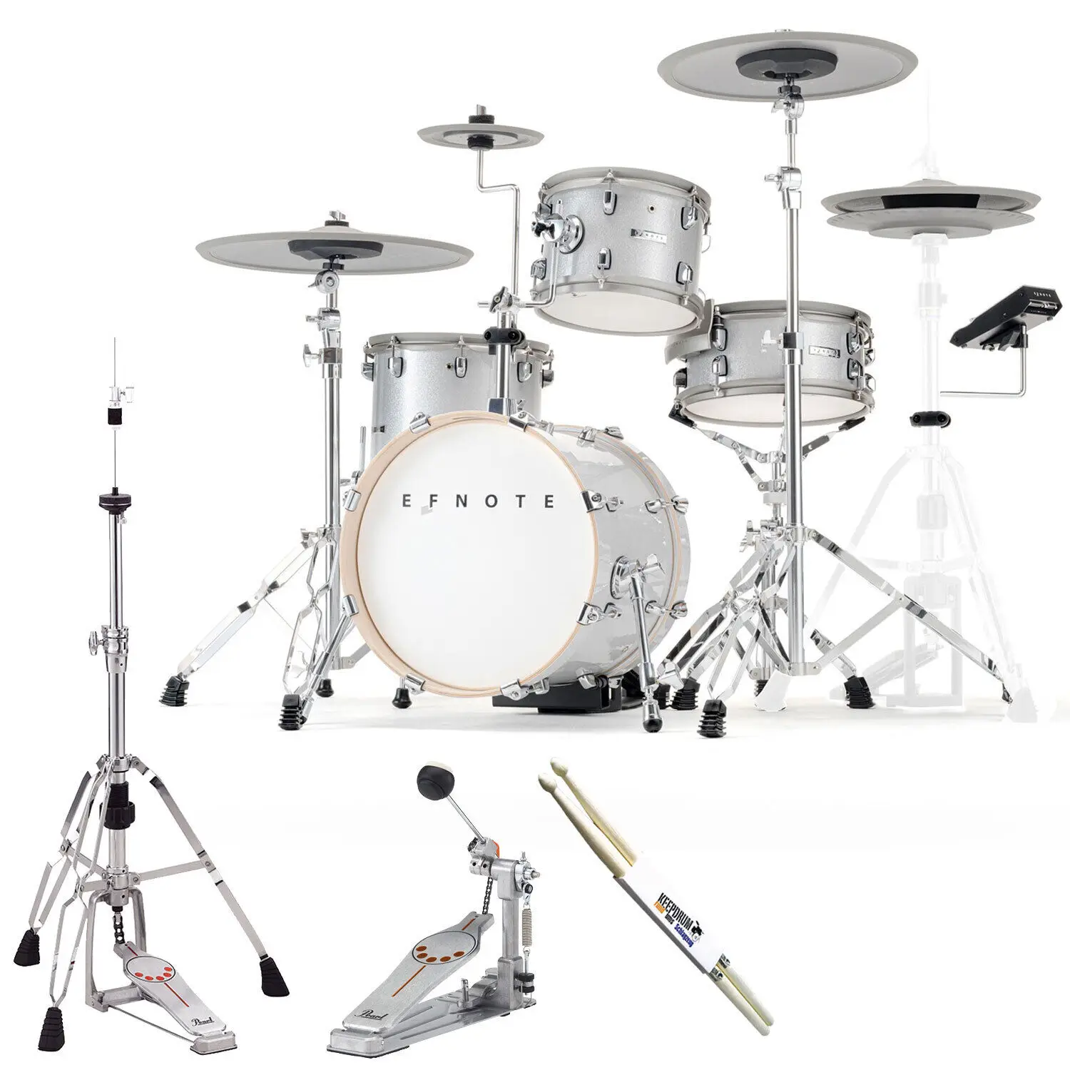 

EFNOTE 5 E-Drum Drums Set Bundle-