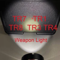 hunting tlr led weapon pistol gun light with red laser sight for airsoft glock 17 19 sig sauer cz tr8 strobe flashlight