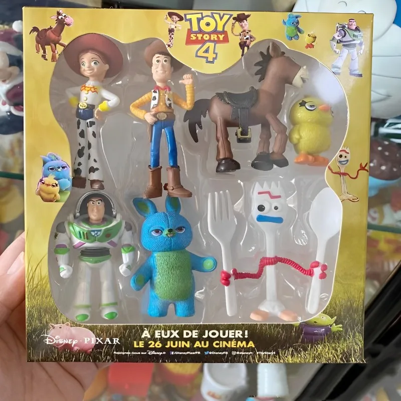 Фигурки героев мультфильма История игрушек 4 Disney игрушки Вуди Джесси Базз
