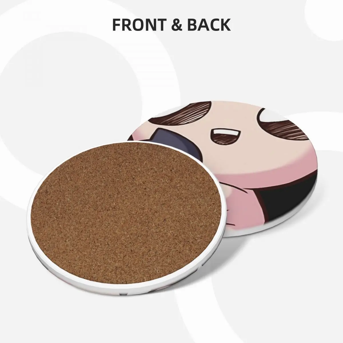 Классические керамические подставки для футболок Issac - (набор из 4 шт.) милый набор