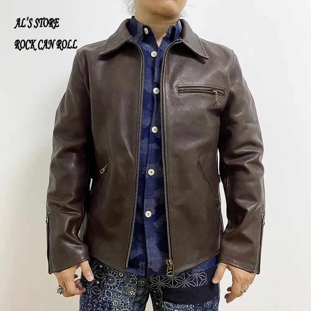 

CD1300 Cidu Asian Size, Read Description Super Quality Genuine Argentine Bull Leather Slim Stylish Biker Jacket
