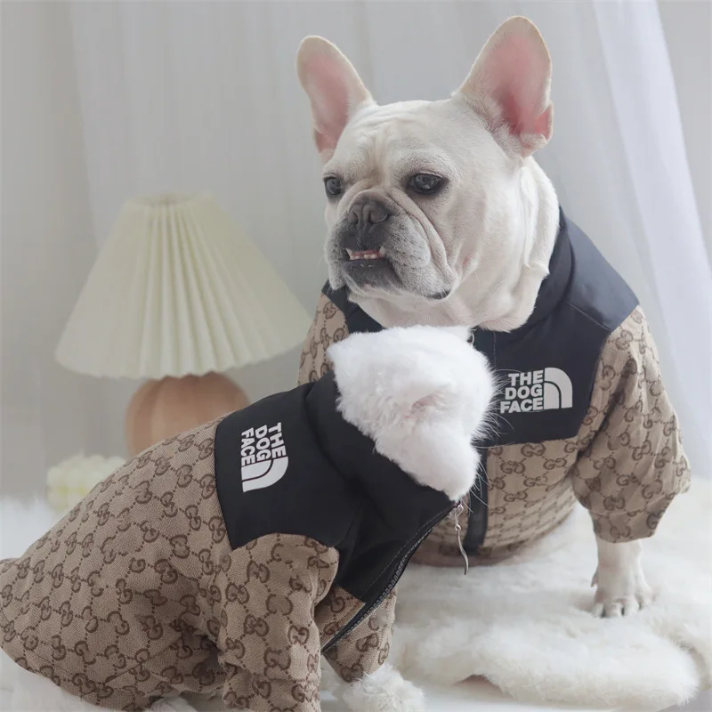 

Dog Cat Fashion Sloose Coat Clothes Jacket Pet Clothing Winter Small Dog Bulldog Corgi