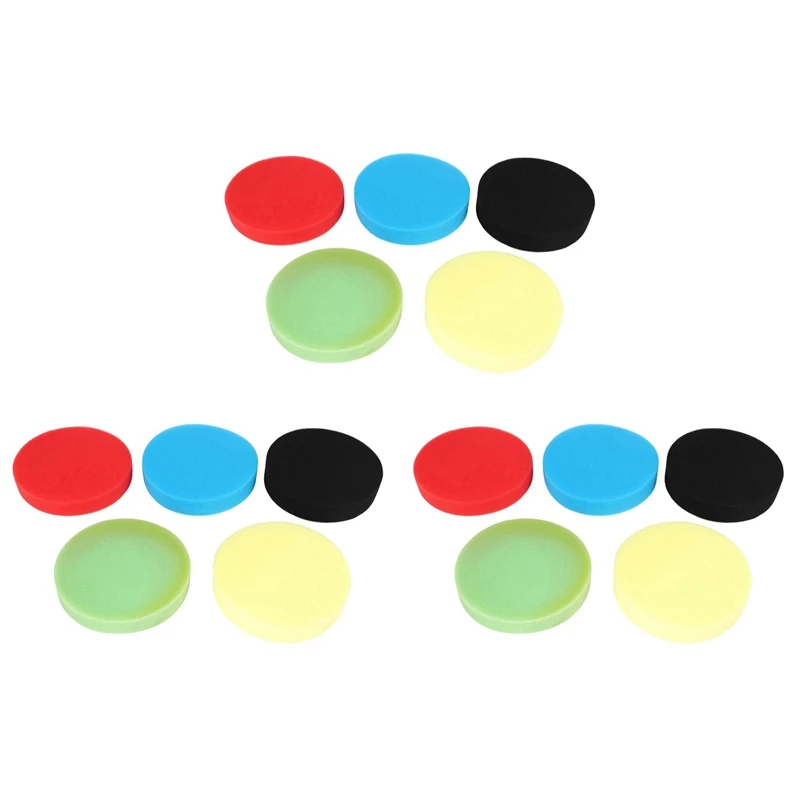 15 шт. набор полировальных насадок для автомобиля 6 дюймов/150 мм