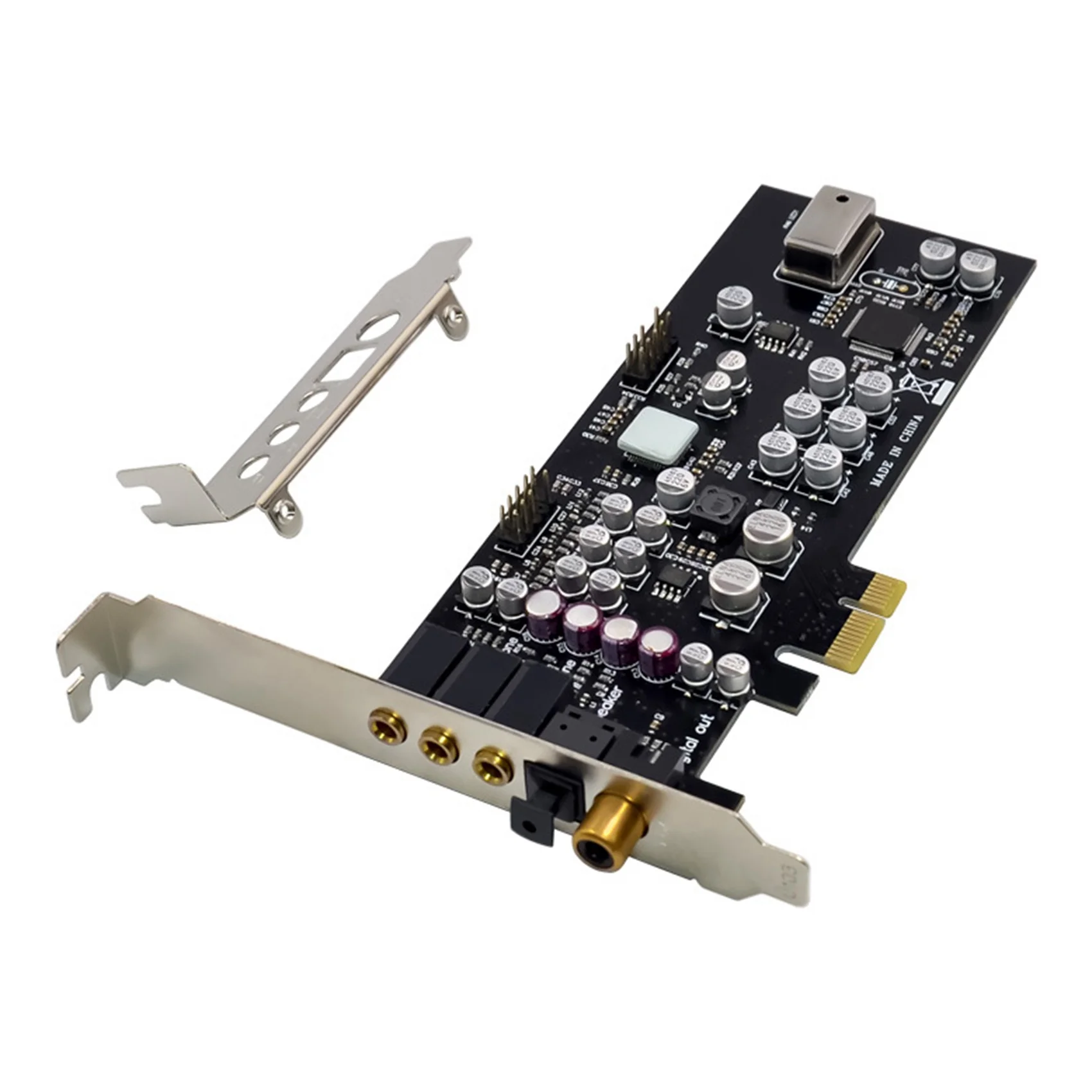 

Аудиокарта CM8828 PCI-E X1 с функцией заполнения звуком, каналов