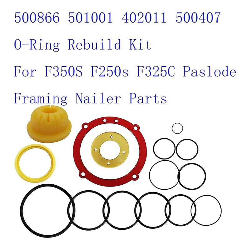 

500866 501001 402011 500407 O-Ring Rebuild Kit For F350S F250S F325C Paslode Framing Nailer Parts