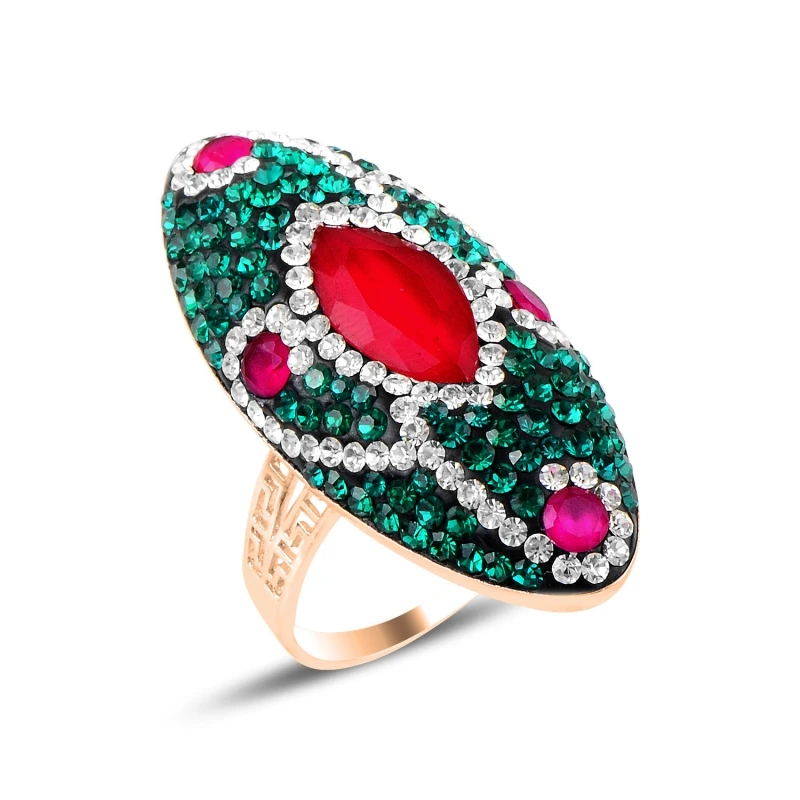

Серебряное 925 пробы кольцо из циркония