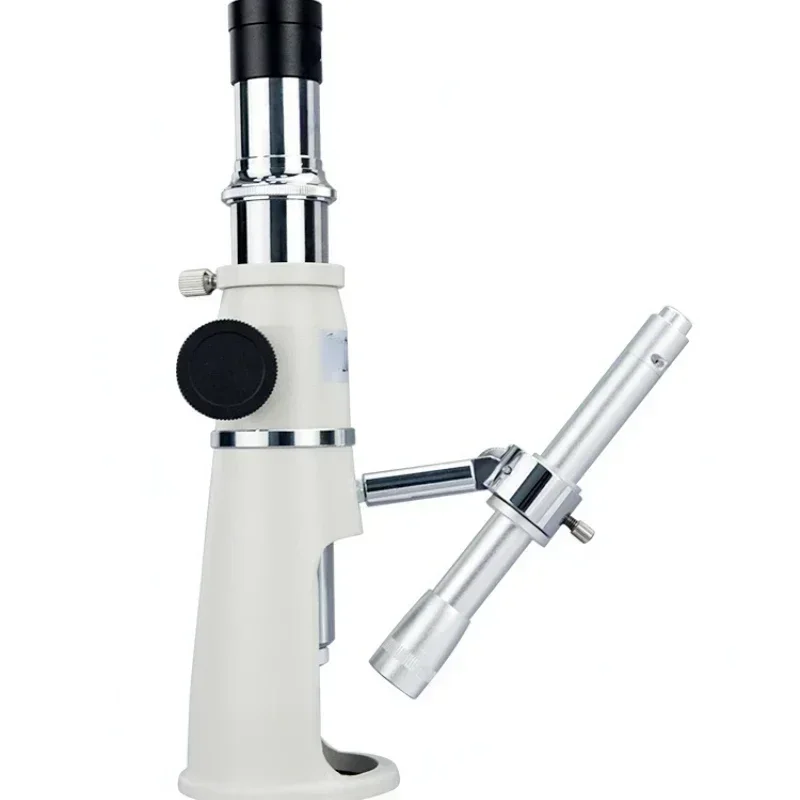 С увеличительным стеклом шкалой зеркало 100x с линейкой-микроскопом очками