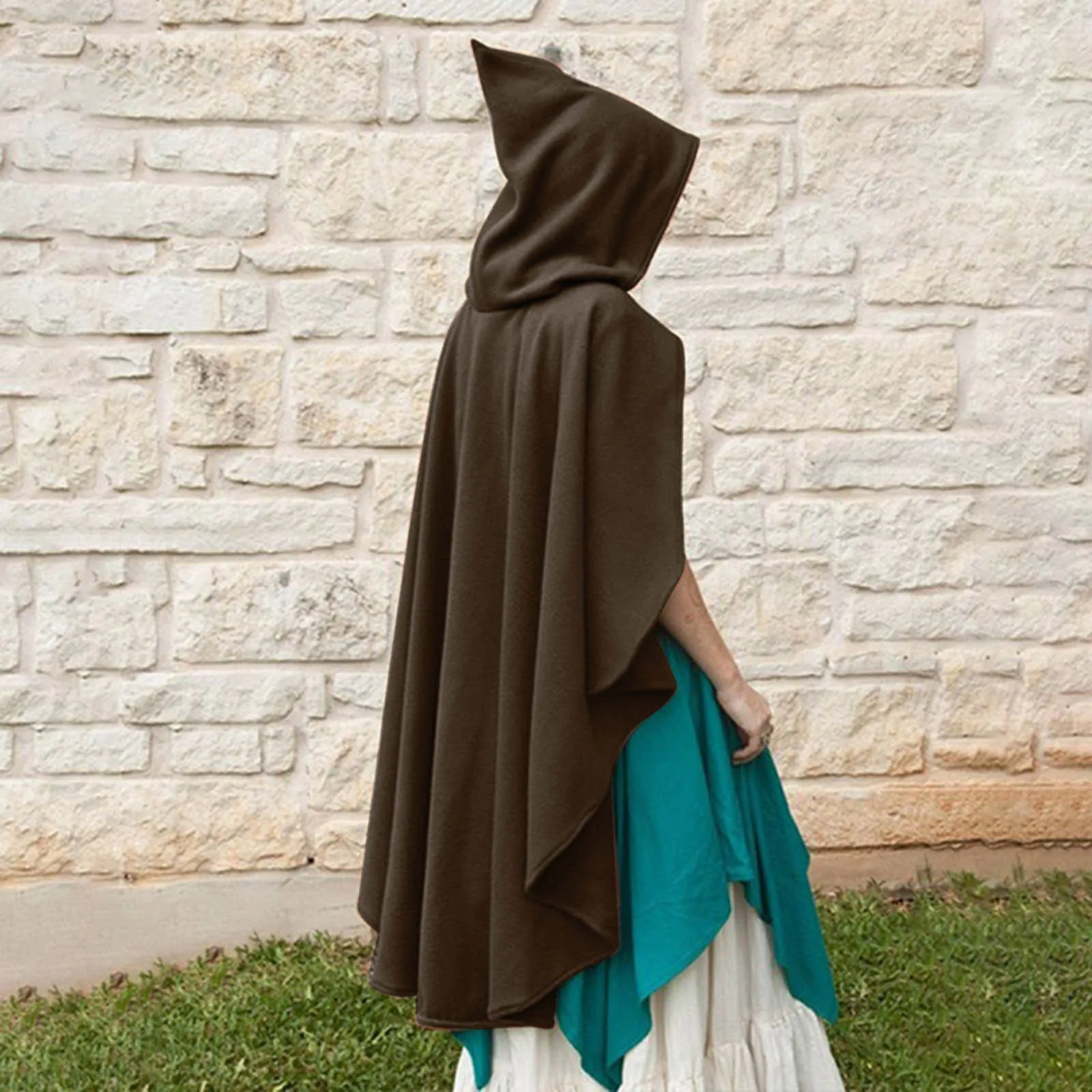 Dress Coats for Women Formal Women Fashion Casual Retro Medieval Halloween  Hood Cloak Coat Role Playing Witch Womens Wrap Jacket | AliExpress