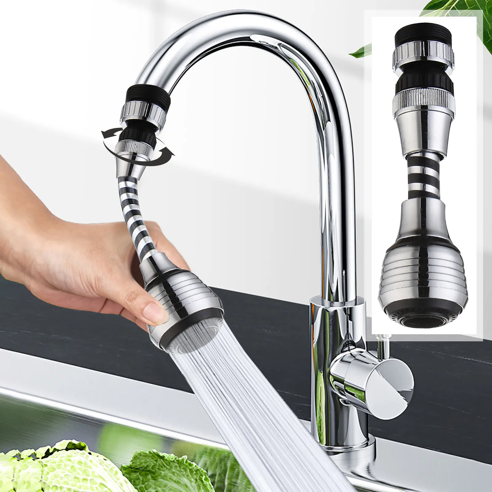 

Fixed Orientation Available Faucet Extension Flexible 360 Commercial Stainless Sink Faucet Smart Faucets for Bathroom Sink
