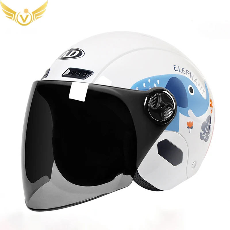 Мотоцикл с открытым шлемом 3/4 Vespa сертифицированный мотоцикл Акула хищник