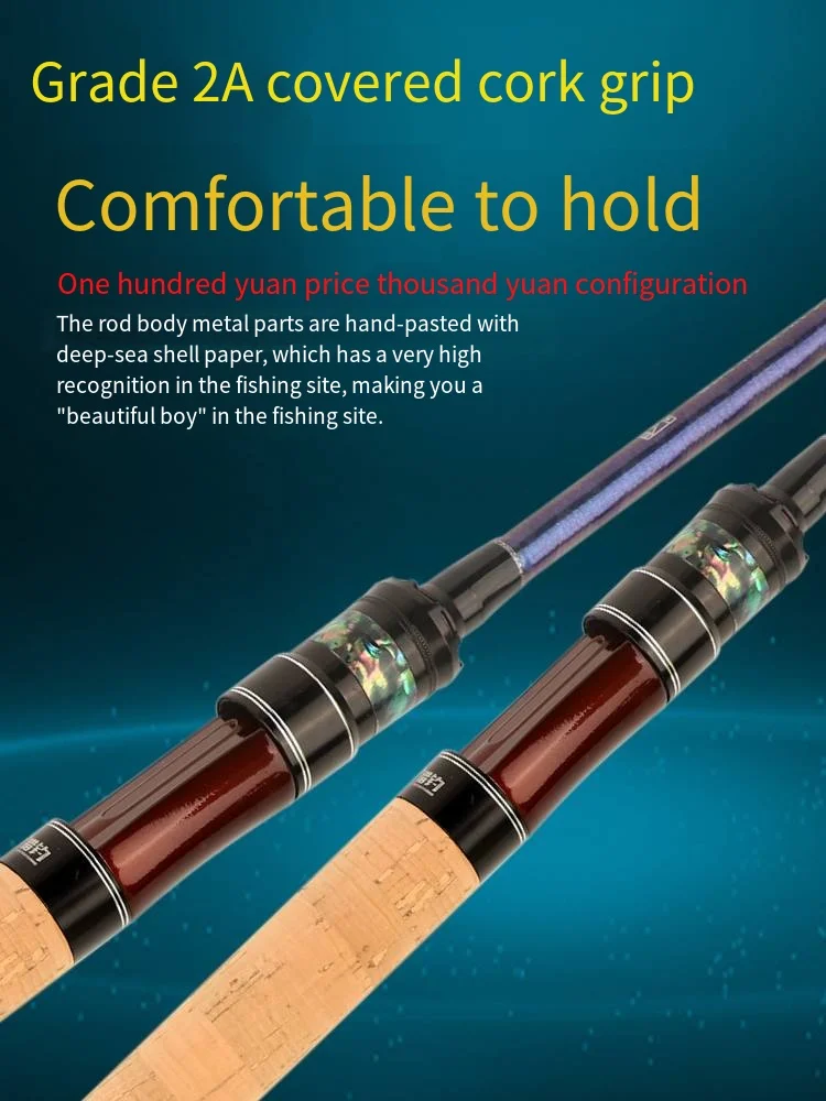 LIEDIAO-FUJI ML Travel Spinning Fishing Rod телескопическая углеродная жесткая удочка карповая