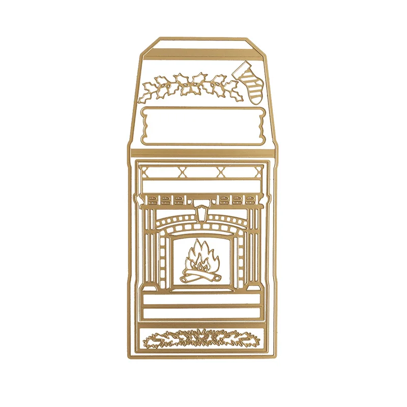 

Metal Cutting Dies Fireplace Craft Embossing Make Paper Greeting Card Making Template Diy Handmade 2022 New