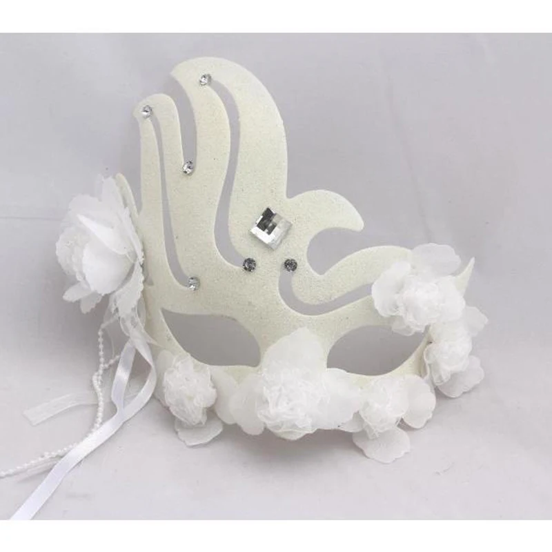 Цельнолицевая железная ажурная искусственная Маскарадная маска принцесса