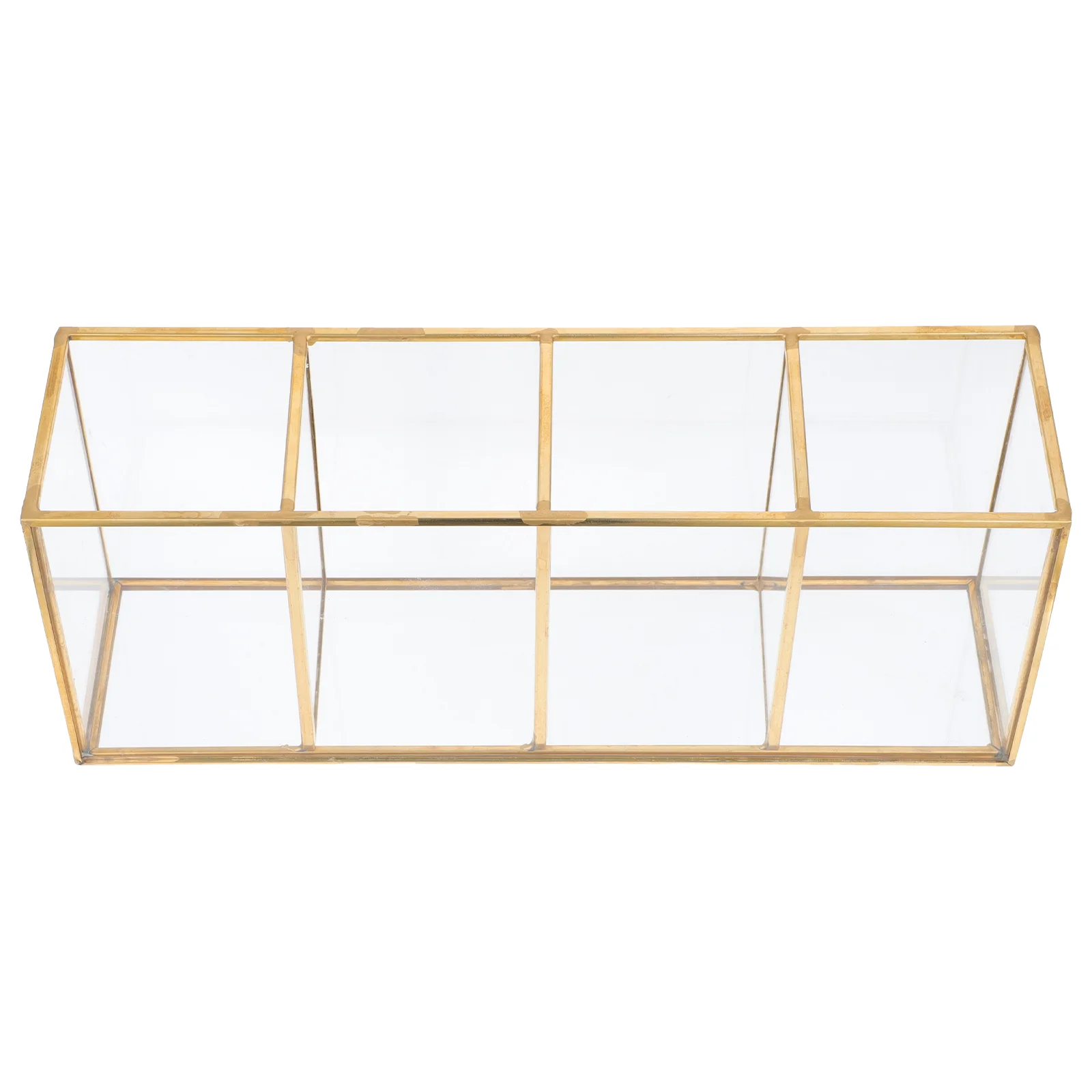 

Desktop Cosmetic Storage Box Makeup Organizer Glass Makeup Storage Box
