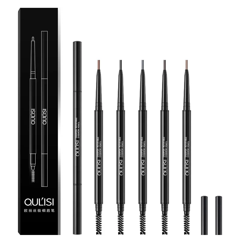 

5 Color Brown Eyebrow Pencil Easy To Wear Long-lasting Natural Waterproof Brow Brush Pen Eyes Brand Makeup Cosmetics