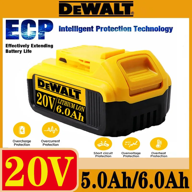 Оригинальный сменный литий-ионный аккумулятор Dewalt 60 В 12 MAX DCB606 DCF885 DCF880N DCF880 DCF620P2K