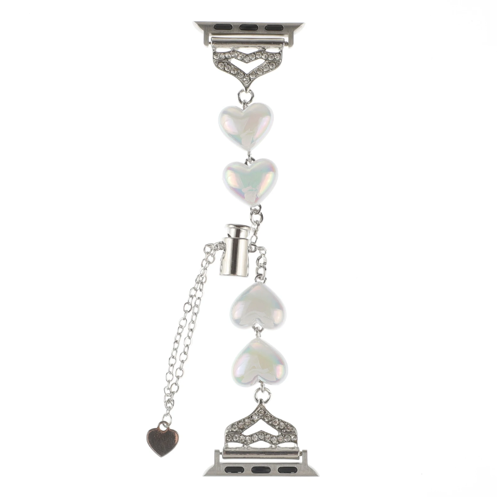 Metal strap for Apple watch band jewelry love chain for Iwatch87654321SE Ultra 38 40 41 42 44 45mm ornament bracelet women wrist