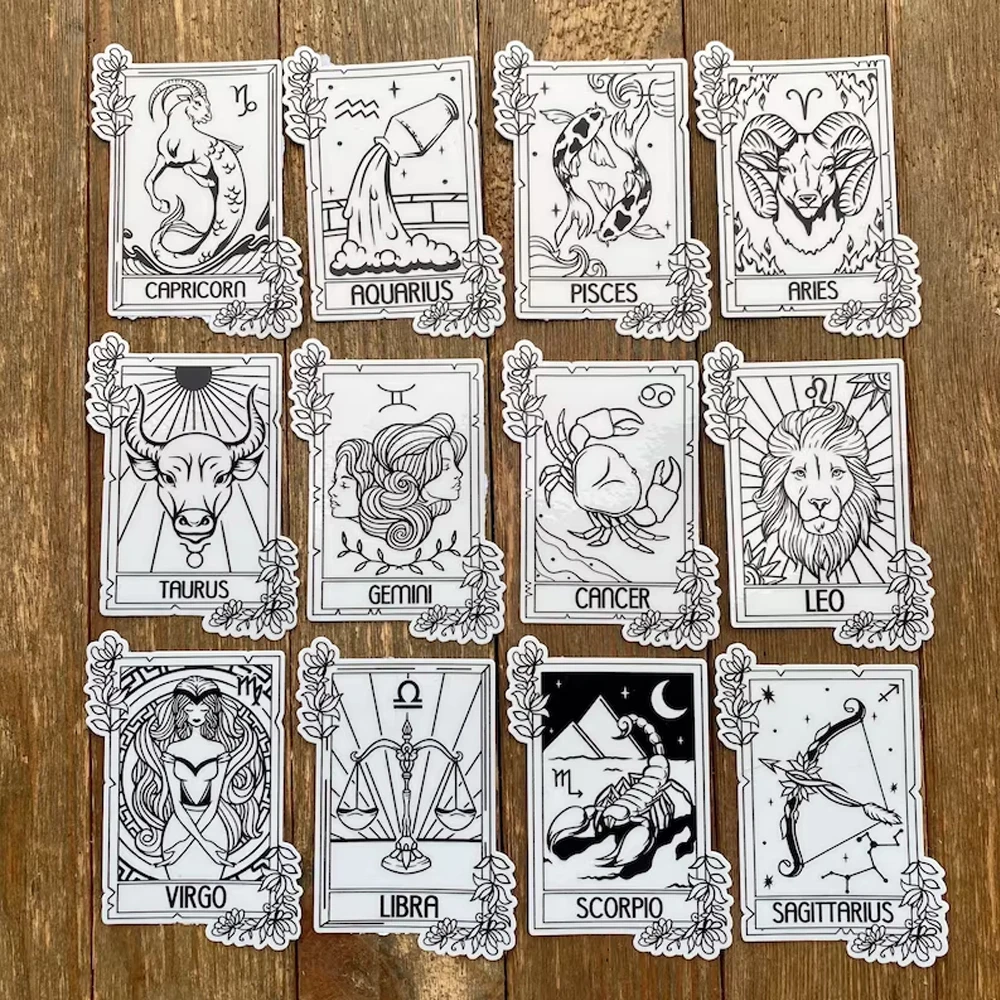 

Набор наклеек Zodiac, 12 шт.