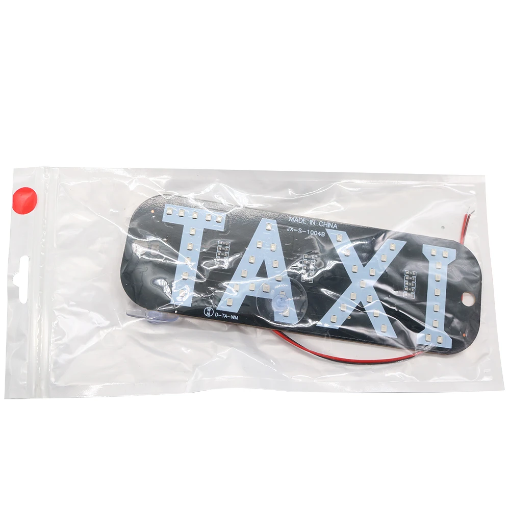 Светодиодный знак для такси на автомобильное лобовое стекло 12V высокого качества, экономный и долговечный, с новым брендом лампы, 45 светодиодов, свет на лобовом стекле.