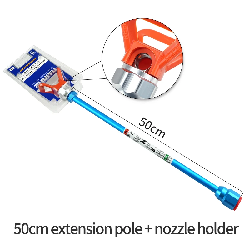 

20/30/40/50 см удлинитель безвоздушного распылителя, удлинитель наконечника пистолета для безвоздушного распыления краски, подходит для распылителей, часть инструмента, седло сопла