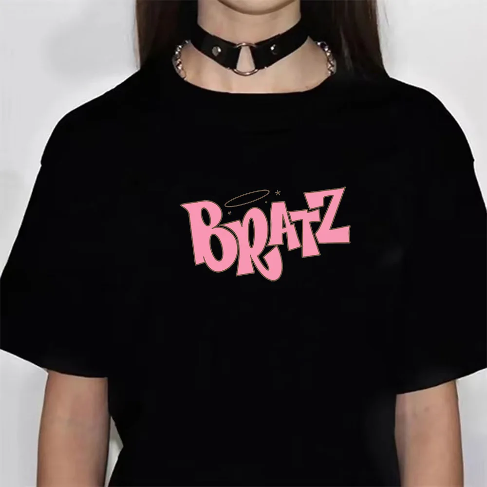 Bratz shirt teen 80s Y2k anime Gothic Vintage Breathable streetwear Classic Comfortable aesthetic Pop Culture