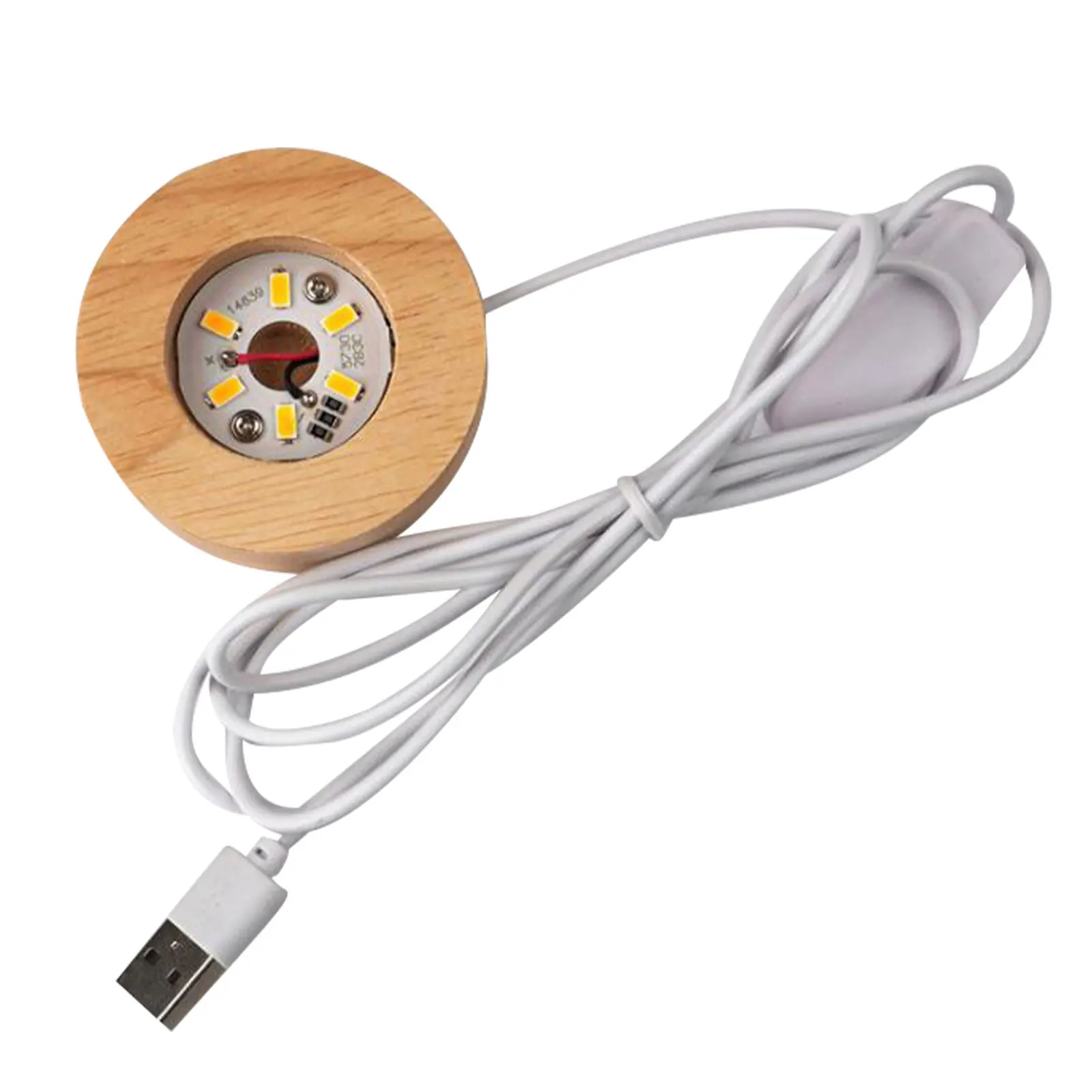 

Светодиодный светильник «сделай сам» с USB-подсветкой, Ночной светильник, стеклянный шар, художественные аксессуары, держатель для освещени...